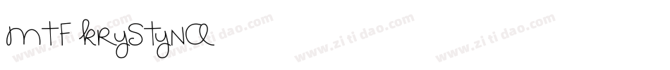 MTF Krystyna字体转换